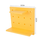 Household Plastic Hole Board Wall Shelves