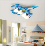 Children's Room LED Ceiling Creative Airplane Cartoon Eye Protection Lamps